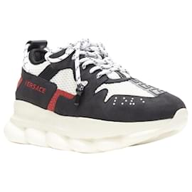Versace- VERSACE Chain Reaction chunky sneaker  -Black