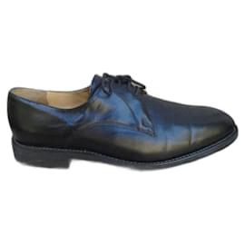 Autre Marque Derby Marbot in pelle nera Nero