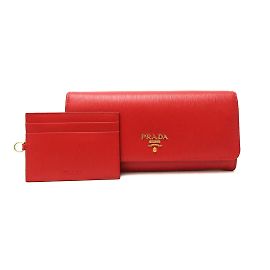 Prada 1MH132 Women's Leather Long Wallet Other