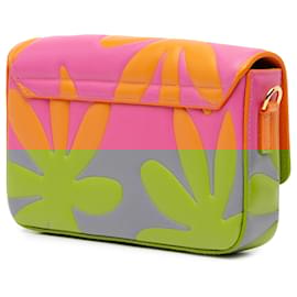 Jacquemus-Jacquemus Pink Bicolor Calfskin Floral Le Carinu-Pink