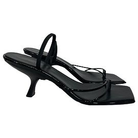 The row I sandali Row Rai in pelle nera Nero