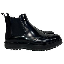 Botas Chelsea Church's em couro preto Preto