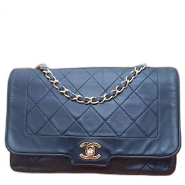 Borsa Chanel in pelle nera Nero