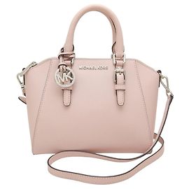 Bolsa de couro Ciara 2WAY da Michael Kors Rosa