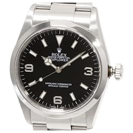 Rolex-Rolex Explorer I 114270 Stainless Steel Watch-Black