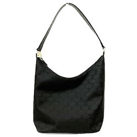 Bolsa de mão em couro nylon Roberta di Camerino Preto