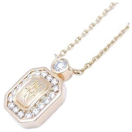 Harry Winston Diamond Necklace K18PG Pink