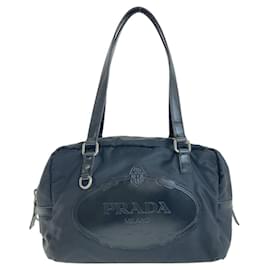 Prada-Prada Nylon Tessuto Shoulder Bag 407733-Black