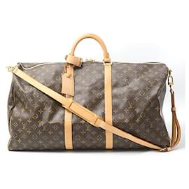 Louis Vuitton-Louis Vuitton Keepall Bandouliere Monogram Boston Bag-Brown
