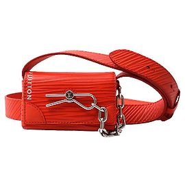 Borsa a spalla Steamer Epi Louis Vuitton Rosso