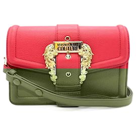 Versace-Versace Leather Shoulder Bag Pink 2way-Pink