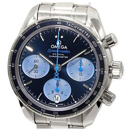 Omega Speedmaster 38MM Automatic Watch Blue