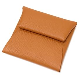 Hermès-Hermes Bastia Coin Case Epsom Gold-Golden