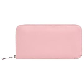 Hermès-Hermes Azap Long Wallet Pink-Pink