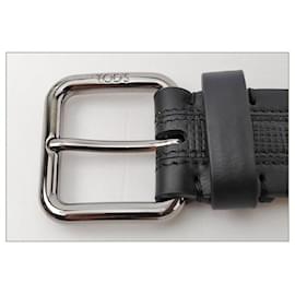 Tod's-Tod's Leather Belt Black XCMCQF301009ULB999-Black