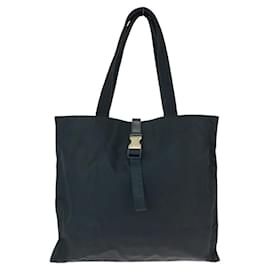 Prada-Prada Nylon Tessuto Black Tote Shoulder Bag-Black