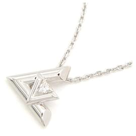 Collana Louis Vuitton Volt One PM in oro bianco 18K Q93806 Bianco
