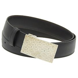 Cinturón de cuero Cartier Feliz Cumpleaños Negro Negro