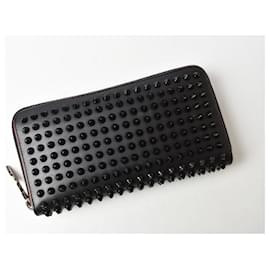 Christian Louboutin-Christian Louboutin Panettone Zipped Long Wallet-Black