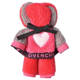 Asciugamano Givenchy Bear Cuore Rosa Multicolore Rosa