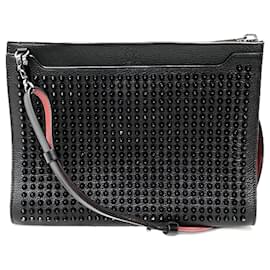 Christian Louboutin-Christian Louboutin Studded Leather 2WAY Bag-Black