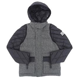 Moncler Gamme Bleu Herringbone Down Jacket Other