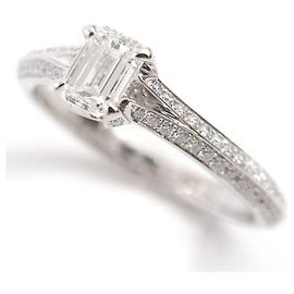 Graff Emerald Cut Diamond Ring PT950 Other