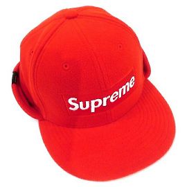 Supreme New Era Fleece Cap Rot