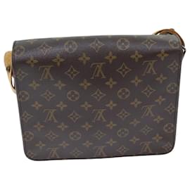 Louis Vuitton-LOUIS VUITTON Monogram Cartouchiere MM Shoulder Bag M51253 LV Auth yk14704-Monogram
