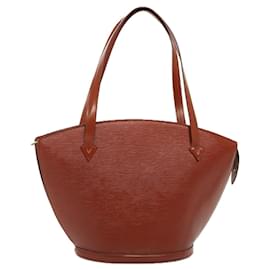 Louis Vuitton-LOUIS VUITTON Epi Saint Jacques Shopping Shoulder Bag Brown M52263 Auth 87790-Brown