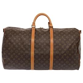 Louis Vuitton-LOUIS VUITTON Monogram Keepall Bandouliere 60 Boston Bag M41412 LV Auth 88924-Monogram