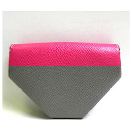 Hermès-Hermes Le 24 Coin Case Pink Used-Pink