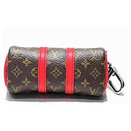 Louis Vuitton-Louis Vuitton Monogram Mini Keepall Key Holder Pouch M01521-Brown