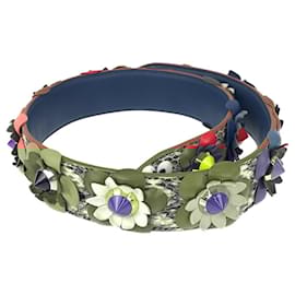 Fendi-Fendi Flower Leather Plastic Strap-Multiple colors
