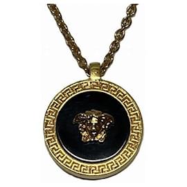 Versace-Versace Medusa Pendant Necklace-Golden