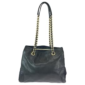 Prada-Prada Leather Tote Shoulder Bag B4328-Black