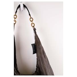 Lanvin-Leather shoulder bag-Brown