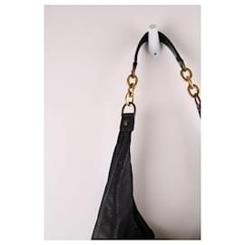 Lanvin-Leather shoulder bag-Black