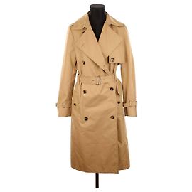 Paco Rabanne Trench coat de algodón Beige