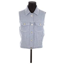 Barrie Blue Cashmere Jacket Blue