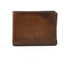 Berluti Venezia Leather Bifold Wallet Brown