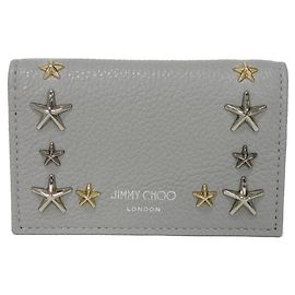 Jimmy Choo Nero Card Case NELLO UUF Grey