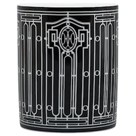 Hermès-Hermes H Deco Porcelain Mug-Black
