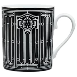 Hermès-Hermes H Deco Porcelain Mug-Black