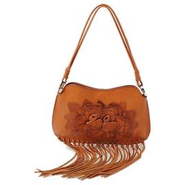 Valentino Natural Leather Shoulder Bag Brown