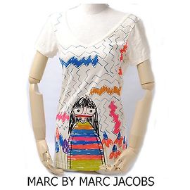 T-shirt in cotone da donna Marc Jacobs crema Altro