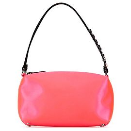 Mini bolsa de cetim com strass Alexander Wang Rosa