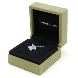 Van Cleef & Arpels Vintage Alhambra Chalcedony Necklace White