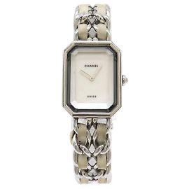 Chanel Premiere Edelstahl Quarz Weiß