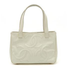 Sac à main Chanel Triple Coco Mark Ivoire Doré